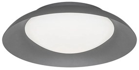 Φωτιστικό Οροφής - Πλαφονιέρα Britney 4307200 LED 12W 3000K 660Lm 31x6,5cm Dark Grey Viokef