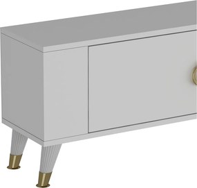 Stewehome Μοντέρνο έπιπλο τηλεόρασης με ντουλάπι 120x26x48 cm