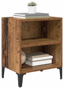 vidaXL Κομοδίνο Παλαιό ξύλο 40 x 30 x 50 cm Επεξεργασμένο ξύλο