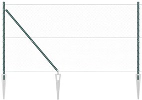 vidaXL Στύλος Περιφράξεων Πράσινο 50 x 1,2 μ (25 μμ πλέγμα)