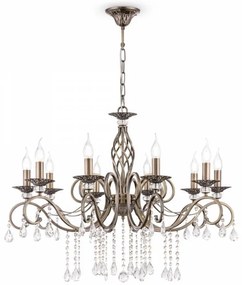 Πολυέλαιος Maytoni Grace 10φωτος-Ορείχαλκος