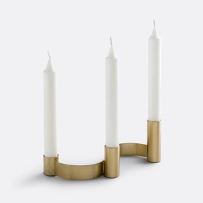 Κηροπήγιο για 3 κεριά από ορείχαλκο, Nymora