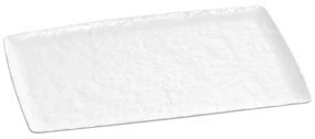 Πιατέλα Μελαμίνης ορθογώνια Λευκή Ματτ 52.5x33cm No7088
