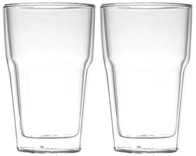Ποτήρια Νερού Chantilly (Σετ 2Τμχ) 02220460 20,8x8,3x13cm 300ml Clear Gusta Glass