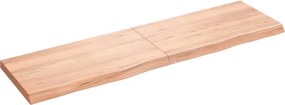 vidaXL Επιφ Τραπεζιού Αν Καφέ 180x50x(2-6)εκ. Επεξ. Μασίφ Ξύλο Δρυός