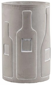 Σαμπανιέρα Big Bottles LBTRD0016239 13,5x21cm White-Grey Raeder Cement