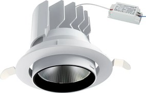LED Σποτ Χωνευτό Κινητό Revo 30W 3-CCT 36° ⌀12cm Λευκό