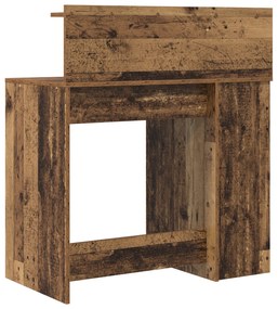 vidaXL Γραφείο με Αποθήκευση Παλιό Ξύλο 90x48x101.5 cm Επεξεργασμένο Ξύλο