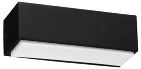 Απλίκα Φωτιστικό Τοίχου LED 10W Μαύρο 3000K IP54 Up Down Nikita 18cm 145-82091 Eurolamp-145-82091-Μαύρο 145-82091