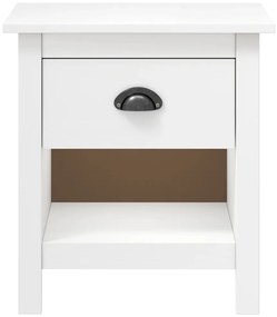 vidaXL Κομοδίνα Hill 2 Τεμ. 46 x 35 x 49,5 εκ. από Μασίφ Ξύλο Πεύκου