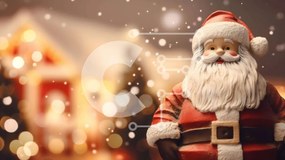 Intra Συλλεκτικό Ξύλινο Παζλ Plywood 4mm - Ειδώλιο Άγιου Βασίλη με χιονισμένα σπίτια και δέντρα Σε Ξύλινο Κουτί - Διαστάσεις: 10x10 cm – 25 κομμάτια