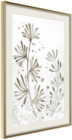 Αφίσα - Dried Plants - 20x30 - Χρυσό - Με πασπαρτού