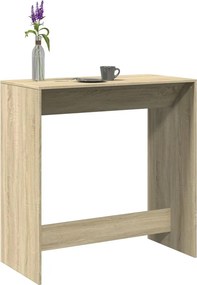 vidaXL Τραπέζι Μπαρ Sonoma Δρυς 102x50x103,5εκ. Επεξεργ. Ξύλο