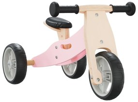 vidaXL Ποδήλατο Ισορροπίας για Παιδιά 2 σε 1 Ροζ