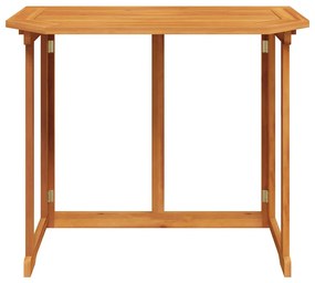 vidaXL Τραπέζι Bistro 90 x 50 x 75 εκ. από Μασίφ Ξύλο Ακακίας