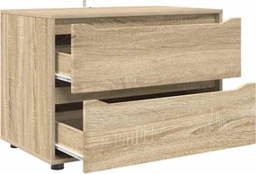 vidaXL Ντουλάπι αποθήκευσης Δρύς Sonoma 80 x 48 x 57 εκ