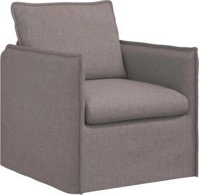 vidaXL Καναπές 140cm 2 pcs Taupe Μέταλλο