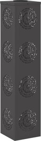 vidaXL Ηλιακό LED Φως Δρόμου 2 pcs Θερμό λευκό 18 x 18 x 80 εκ.