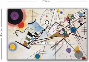 Decorative Canvas Painting 4570KANDINSKY006 Multicolor