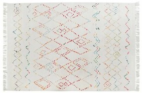 Χαλί DKD Home Decor Λευκό Πολύχρωμο (120 x 180 x 0,7 cm)