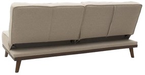 Καναπές - Kρεβάτι Marco 3θέσιος Ύφασμα Μπέζ 180x80x80 εκ. 180x80x80 εκ.