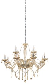 Φωτιστικό Οροφής Basilano 39094 Cognac Eglo Metal, Glass