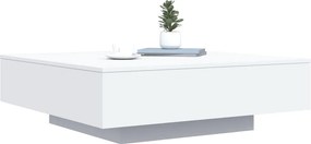 vidaXL Τραπεζάκι Σαλονιού Λευκό 100x100x31 εκ. από Επεξεργασμένο Ξύλο