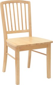 vidaXL Καρέκλες φαγητού 2 pcs Φυσικό 50 x 52,5 x 91 εκ