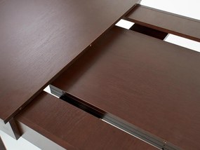 Τραπέζι Houston 691, Σκούρα καρυδιά, 76x90x160cm, 62 kg, Επιμήκυνση, Πλαστικοποιημένη μοριοσανίδα, Ινοσανίδες μέσης πυκνότητας | Epipla1.gr