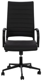 ΚΑΡΕΚΛΑ ΓΡΑΦΕΙΟΥ SUPERIOR HM1165.01 ΜΑΥΡΟ PU ΔΙΕΥΘΥΝΤH 62x71,5x113 εκ.