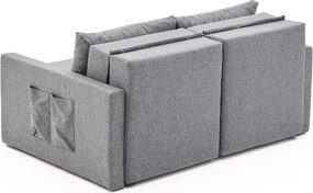 Διθέσιος Καναπές Κρεβάτι Γκρι SAROS 110x155x72