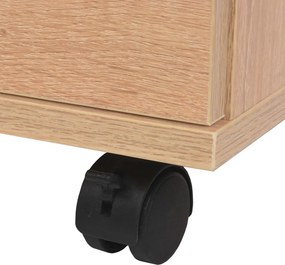 vidaXL Συρταριέρα Χρώμα Δρυός 33 x 45 x 60 εκ.