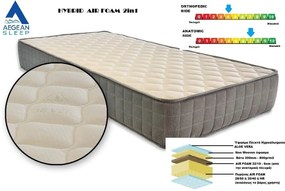 Στρώμα Ορθοπεδικό - Ανάτομικο AegeanSleep HYBRID FOAM 110X200X25 Έως 120kg ανά άτομο