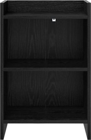 vidaXL Κομοδίνα Μαύρη Δρυς 40 x 30 x 60 cm Επεξεργασμένο Ξύλο