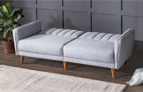 3-Seat Sofa-Bed Aqua - Grey Grey