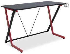 Γραφείο Gaming Urban Factory WED75UF 120 x 60 x 78 cm Μαύρο PVC