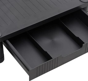 vidaXL Βάση Οθόνης Μαύρη 43 x 30,5 x 13 εκ.