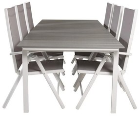 Σετ Τραπέζι και καρέκλες Dallas 2978, Polyξύλο, Ύφασμα | Epipla1.gr