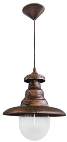 Φωτιστικό Οροφής Μονόφωτο Heronia Pyrofani 26-0027 Copper