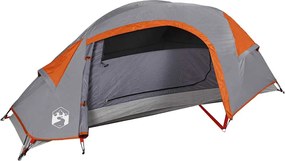 vidaXL Σκηνή Κάμπινγκ Θόλος 1 Ατόμου Αδιάβροχη Πορτοκαλί