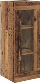 vidaXL Επιτοίχιο ντουλάπι Παλιό Ξύλο 34,5 x 34 x 90 εκ.