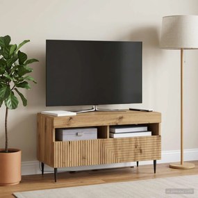vidaXL Ντουλάπα LED Τηλεόρασης Artisan Δρυς Επεξεργασμένο Ξύλο