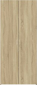 vidaXL Ντουλάπι Sonoma Δρυς 70x42,5x185 εκ. από Επεξεργασμένο Ξύλο