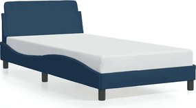 vidaXL Σκελετός Κρεβατιού με Κεφαλάρι Dover 100x200 εκ. Ύφασμα