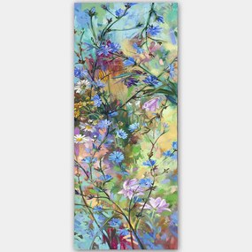 Πίνακας Καμβάς 451ERN1980 50x120cm Multi Wallity Κάθετοι Ξύλο, Καμβάς
