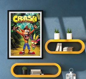 Πόστερ &amp; Κάδρο Crash Bandicoot GM033 30x40cm Εκτύπωση Πόστερ (χωρίς κάδρο)