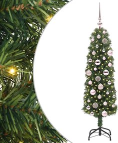 vidaXL Τεχνητό Χριστουγεννιάτικο Δέντρο με 150 LED Πράσινο 120 cm