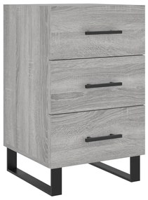 vidaXL Κομοδίνο Γκρι Sonoma 40 x 40 x 66 εκ. από Επεξεργασμένο Ξύλο