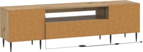 vidaXL Ντουλάπα LED Τηλεόρασης Artisan Δρυς Επεξεργασμένο Ξύλο