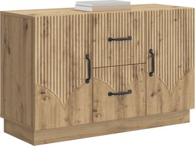 vidaXL Πλαϊνό γραφείο Artisan Δρυς 89 x 34,5 x 57 εκ.